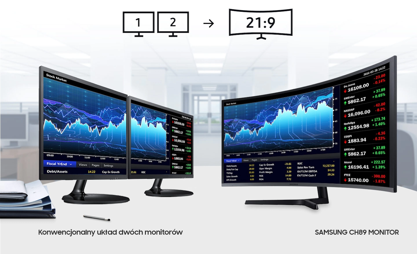 szeroki monitor C34H890WGUX
